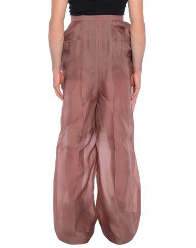 Shop Rick Owens Casual Pants In Light Brown