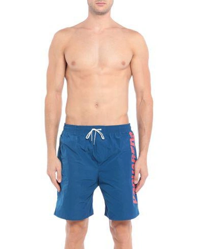 Shop Dsquared2 Swim Shorts In Dark Blue