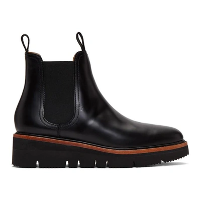 Shop Rag & Bone Rag And Bone Black Taryn Chelsea Boots In 001 Black