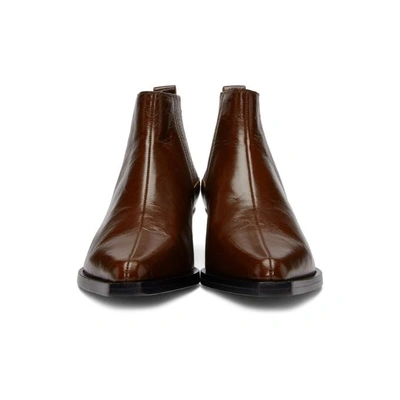 Shop Rag & Bone Rag And Bone Brown Leather Westin Boots In 645 Mahogon