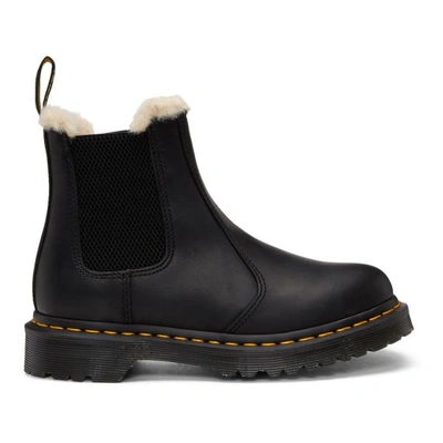 Dr. Martens 2976 Leonore Lined Leather Ankle Boots In Black | ModeSens