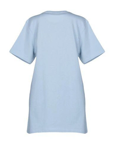 Shop Chiara Ferragni Woman T-shirt Sky Blue Size Xs Cotton