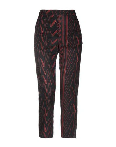 Shop Diega Casual Pants In Maroon