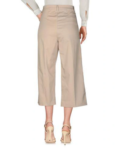 Shop Pinko Woman Pants Beige Size 10 Cotton, Elastane