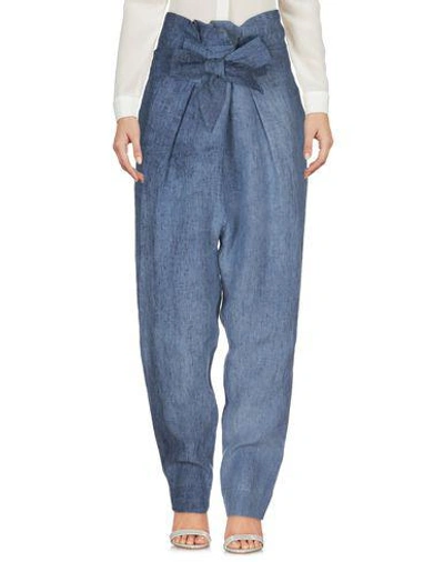 Shop Vivienne Westwood Anglomania Casual Pants In Blue