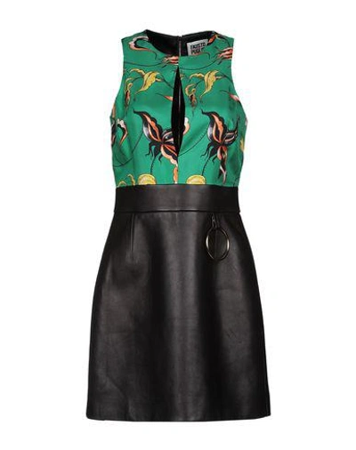 Shop Fausto Puglisi Short Dress In Green