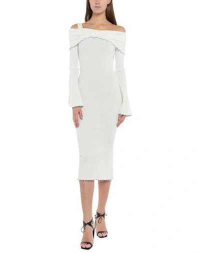 Shop Ellery Midi Dress In White
