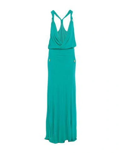 Shop Dsquared2 Long Dresses In Emerald Green