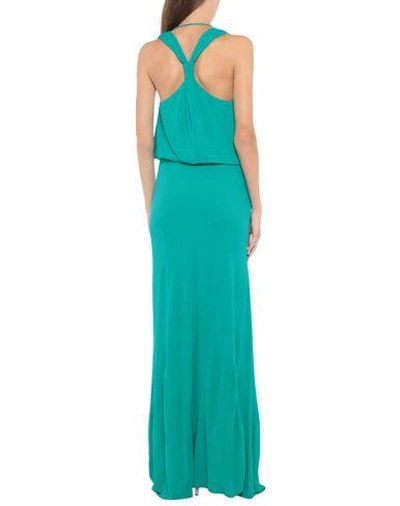 Shop Dsquared2 Long Dresses In Emerald Green