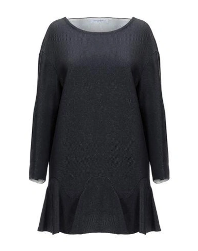 Shop Viktor & Rolf Short Dress In Dark Blue