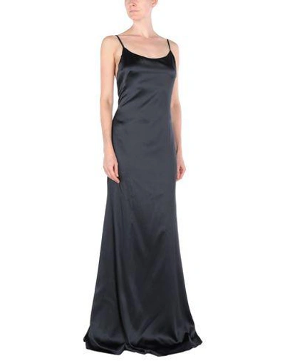 Shop Francesca Piccini Long Dresses In Black
