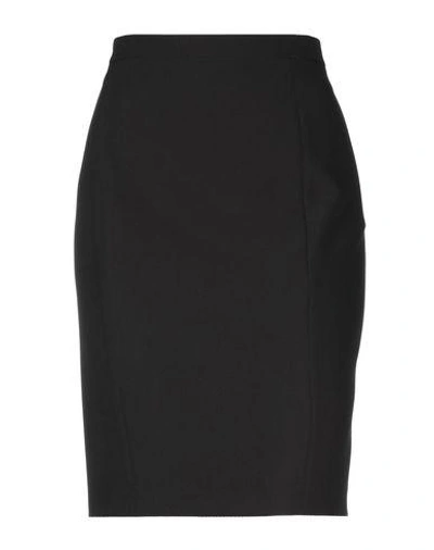 Liu •jo Knee Length Skirt In Black