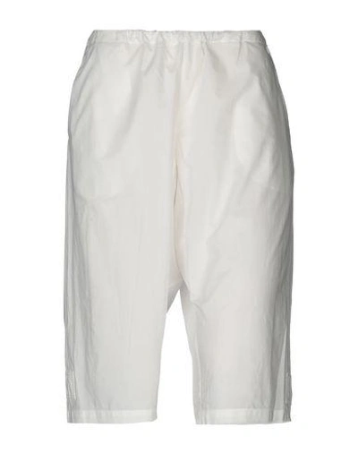 Shop Yoshi Kondo Shorts & Bermuda In White