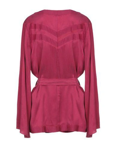 Shop Intropia Solid Color Shirts & Blouses In Garnet