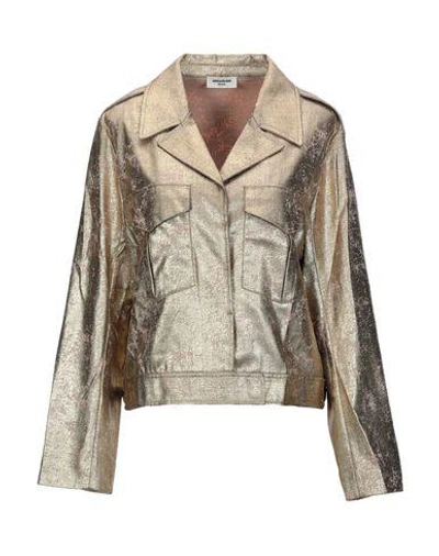 Shop Zadig & Voltaire Jackets In Gold