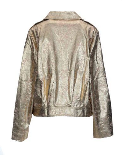 Shop Zadig & Voltaire Jackets In Gold