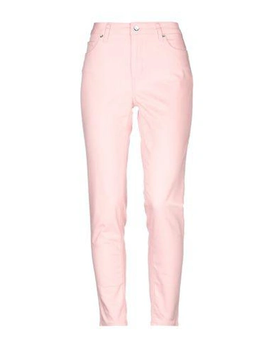 Liu •jo Denim Pants In Pink