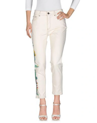 Mr & Mrs Italy Denim Pants In White