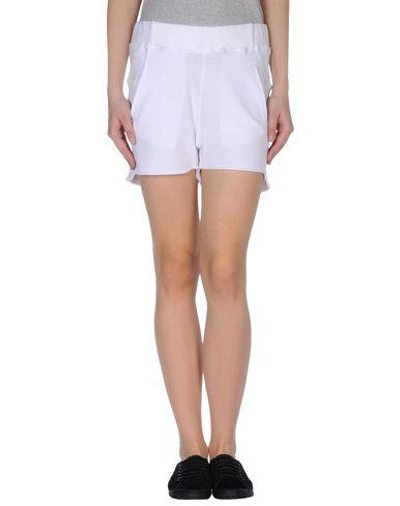 Shop Mm6 Maison Margiela Sweat Shorts In White