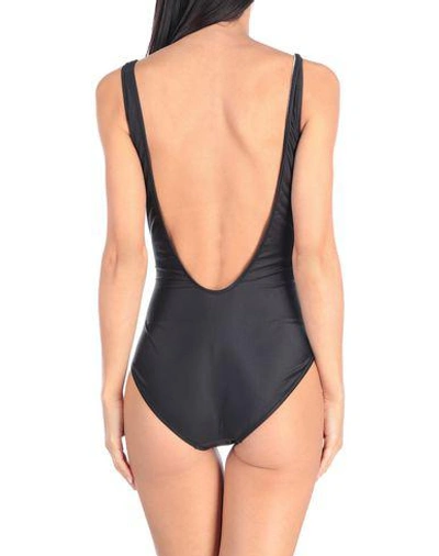 Shop Alberta Ferretti One-piece Swimsuits In Black