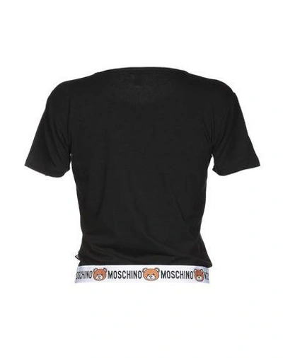 Shop Moschino Undershirt In Black