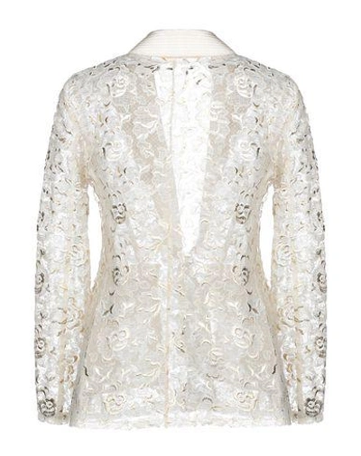 Ermanno Scervino Blazers In Ivory