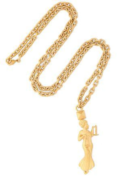 Shop Valentino Woman Gold-tone Necklace Gold