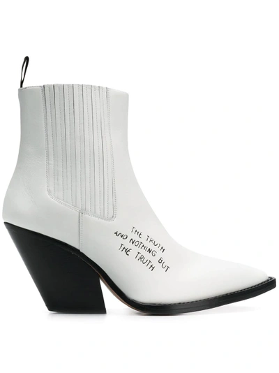 Shop Iro Thetruth Boots - White
