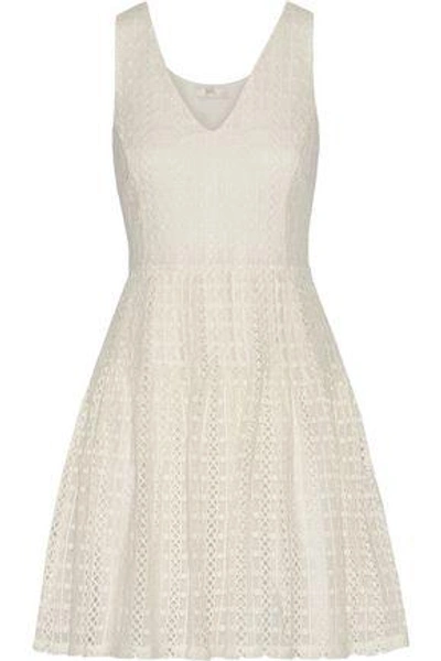 Shop Joie Woman Pruitt Crocheted Cotton Mini Dress Ivory