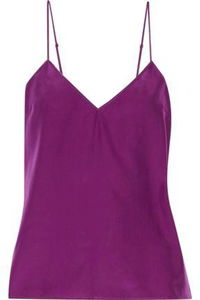 Shop Emilio Pucci Woman Silk-satin Camisole Violet