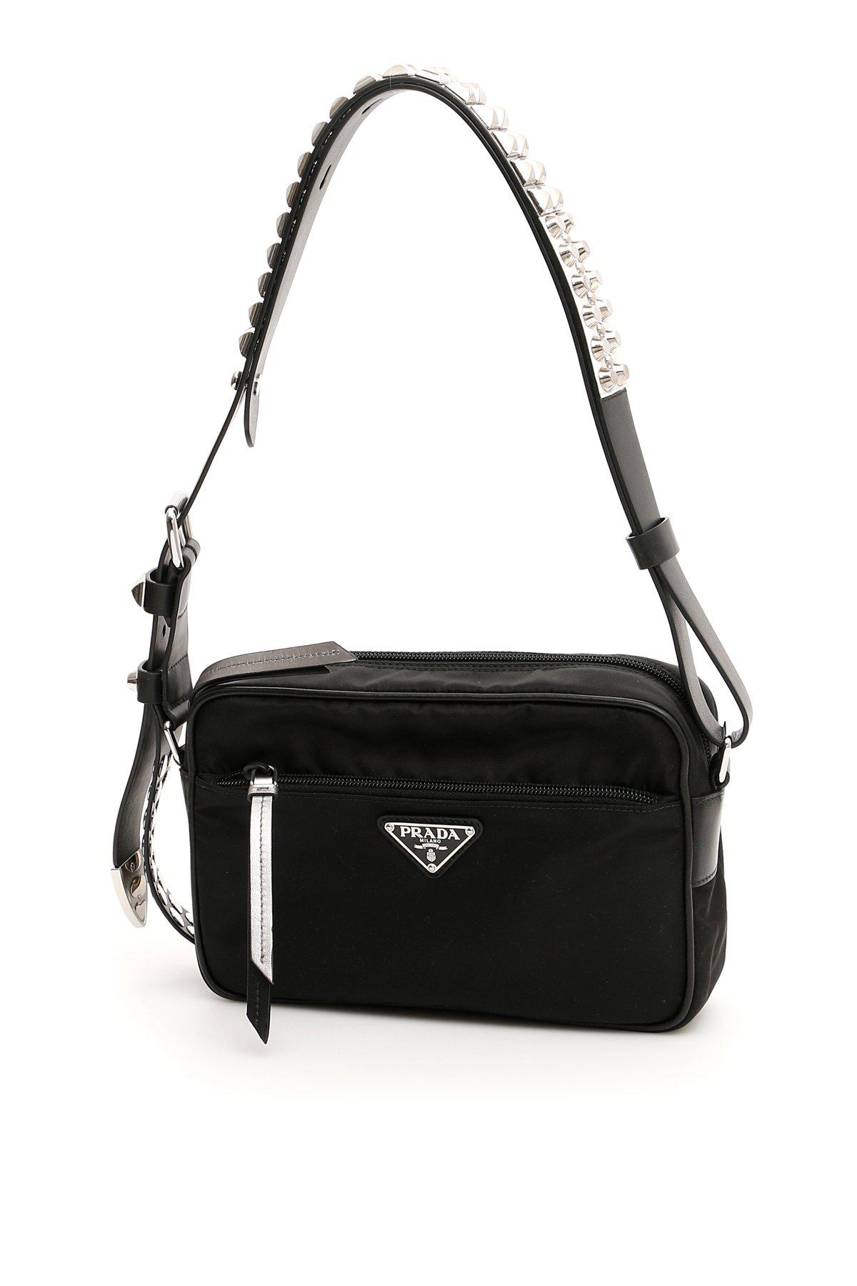 prada studded strap bag