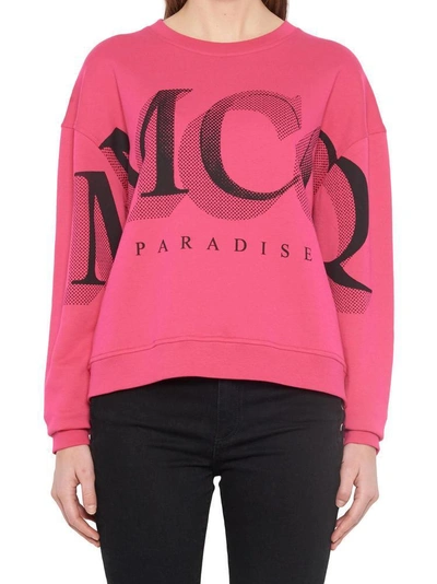 Shop Mcq By Alexander Mcqueen Mcq Alexander Mcqueen Logo Paradise Sweater In Pink