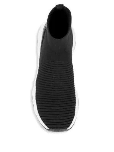 Shop Ash Spot Slip-on Sock Sneaker In Steel Ink