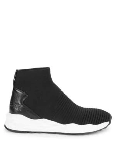Shop Ash Spot Slip-on Sock Sneaker In Steel Ink