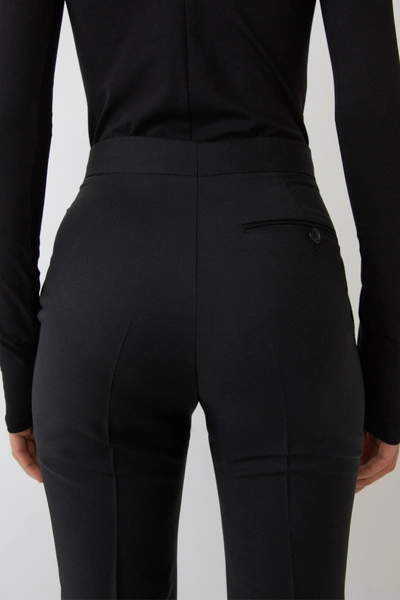 Shop Acne Studios Cuffed Trousers Black