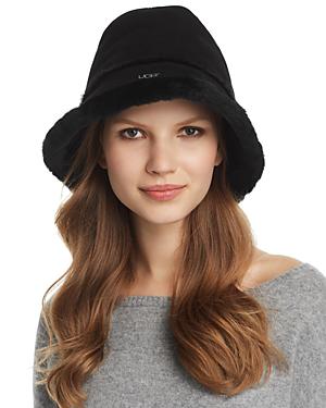 sheepskin bucket hat