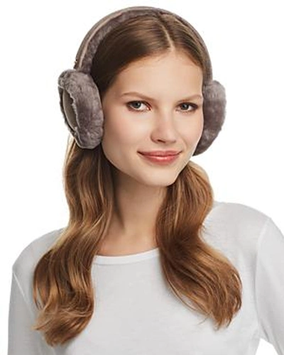 Shop Ugg Shearling Bluetooth Earmuffs In Gray