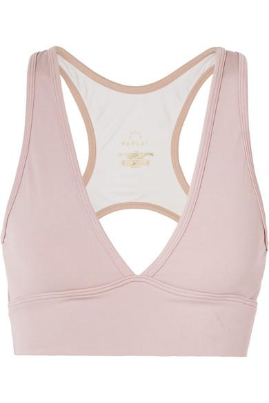 pastel pink sports bra