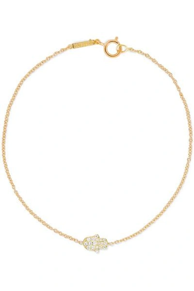 Shop Jennifer Meyer 18-karat Gold Diamond Bracelet