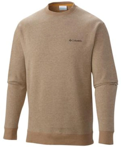 Shop Columbia Men's Hart Mountain Ii Crew Sweatshirt In Delta Heather