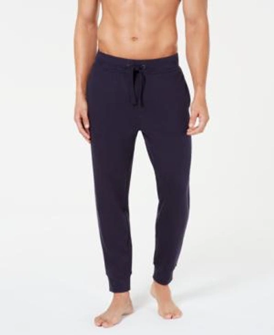 Shop Ugg Men's Jakob Fleece Pajama Pants In Navy