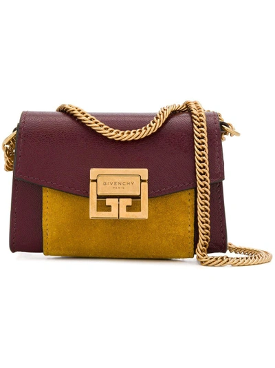 Shop Givenchy Gv 3 Crossbody Bag In Red
