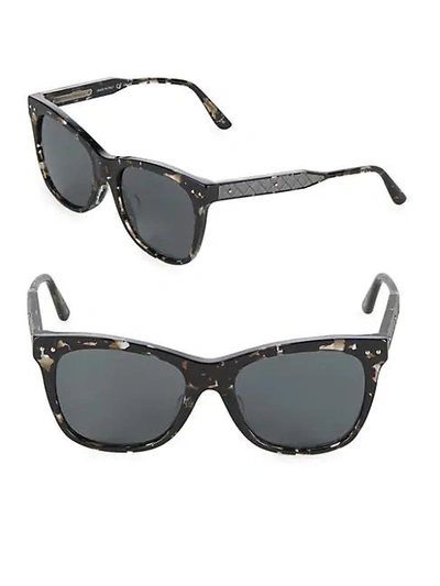 Shop Bottega Veneta 54mm Cat Eye Sunglasses In Black