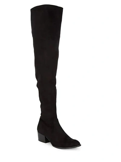 Shop Kenneth Cole Alec Over The Knee Boots In Black