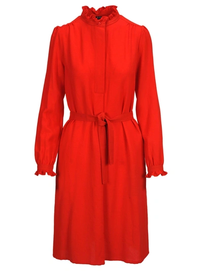 Shop Apc A.p.c. Dress Astor In Red