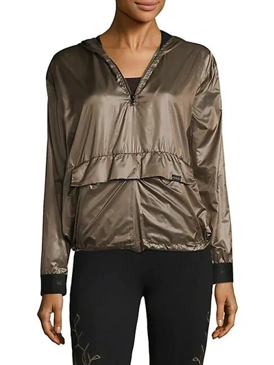 Shop Koral Ground Anorak In Cappuccino