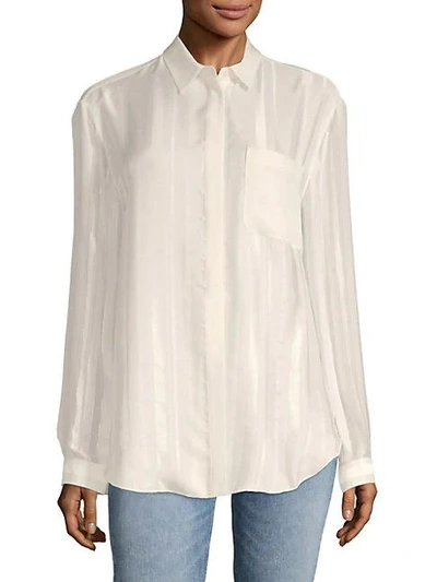 Shop 3.1 Phillip Lim / フィリップ リム Silk Striped Blouse In White