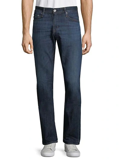 Shop Ag Straight-leg Jeans In Bos