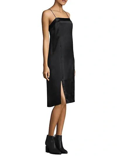 Shop Equipment Kelby Slip Silk Dress In True Black