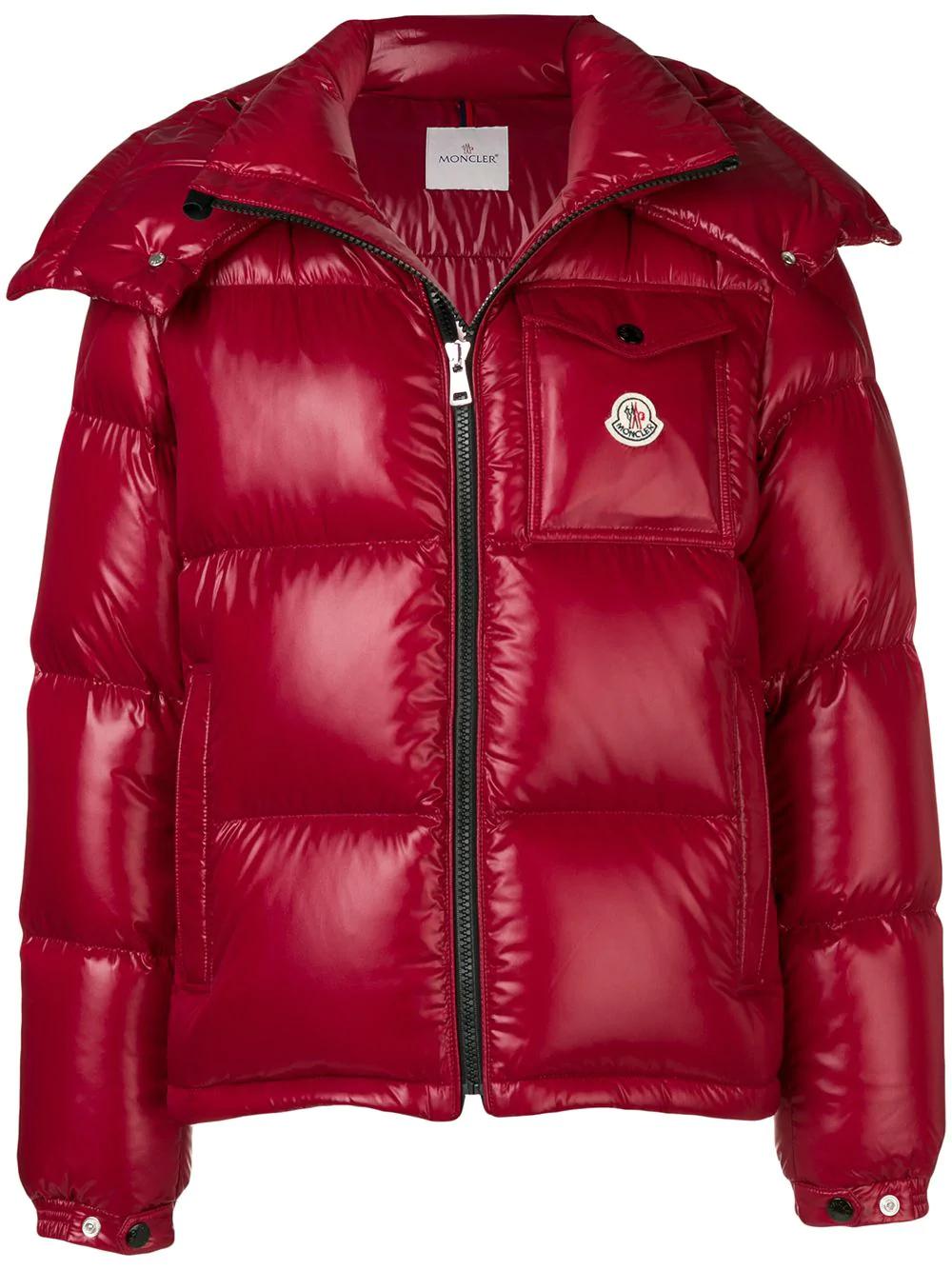 Moncler Montbeliard河豚羽绒夹克 In Red | ModeSens